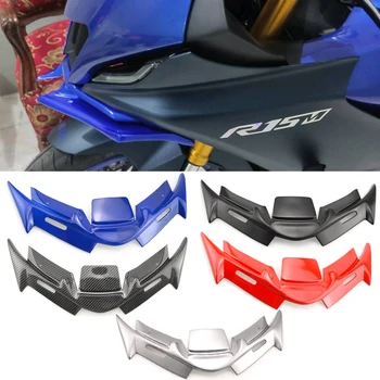 Аксесоари за Мотоциклети Yamaha YZF R15 V4 Winglet Преден Аеродинамичен Обтекател, Защита на Капака Крило Guard R15M 2021 2022 Carbon