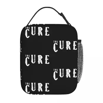 The Cure Music Изолирано чанта-тоут за обяд, кутия за храна, преносим охладител, училищната кутия за bento